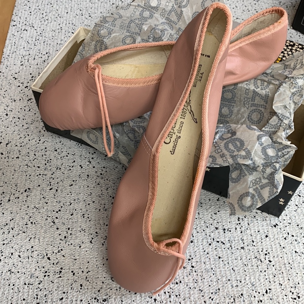 Antique NEW Capezio Slipper in Dusty Rose sz 6 - Picture 5 of 9